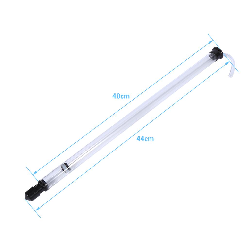 Car Siphon , 17.3 Inch Car Siphon Racking Cane for Beer Wine Bucket Carboy Bottle with Plastic Hose