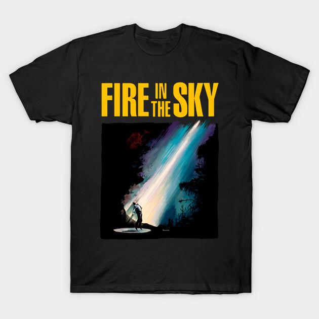 New Fire in the Sky illustration Men039;s T-Shirt S-5XL Unisex T-Shirt