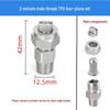 Stainless Steel Modular Cooling & Dehumidifying Nozzle Set (3-4 Pieces) with TPU Quick Release & Filter