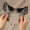 Furry Creature Ears Cosplay Headband Soft Ear with Golden