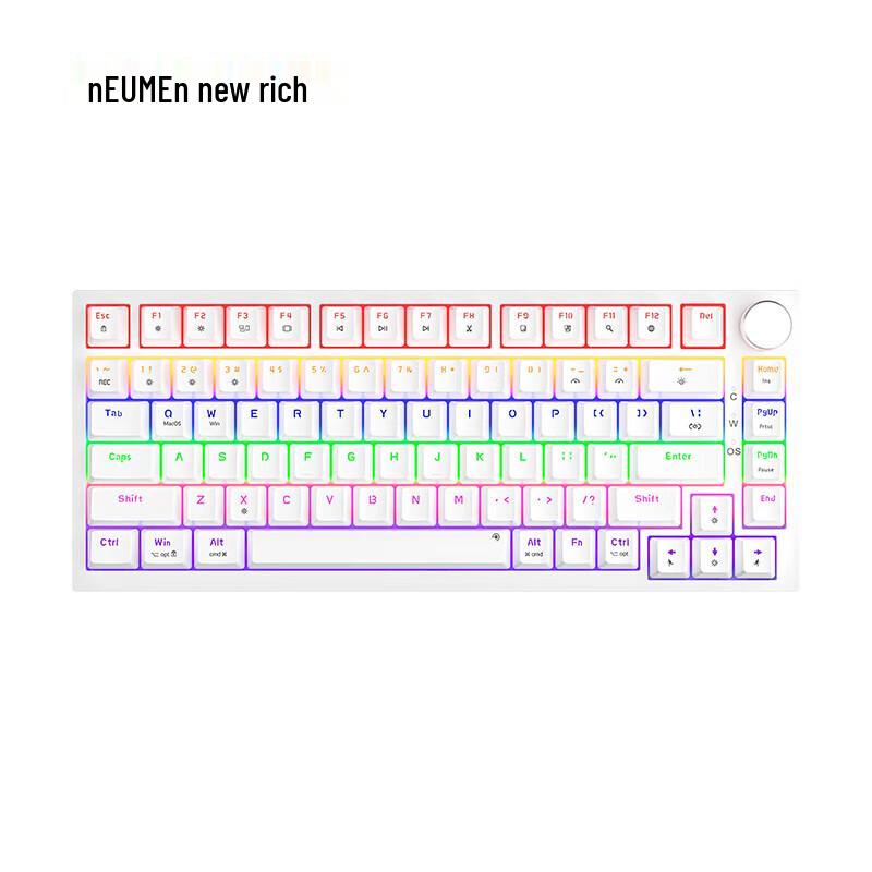 

Newmen GM326 Upgrade 82-Key Hot-Swappable Mechanical Keyboard