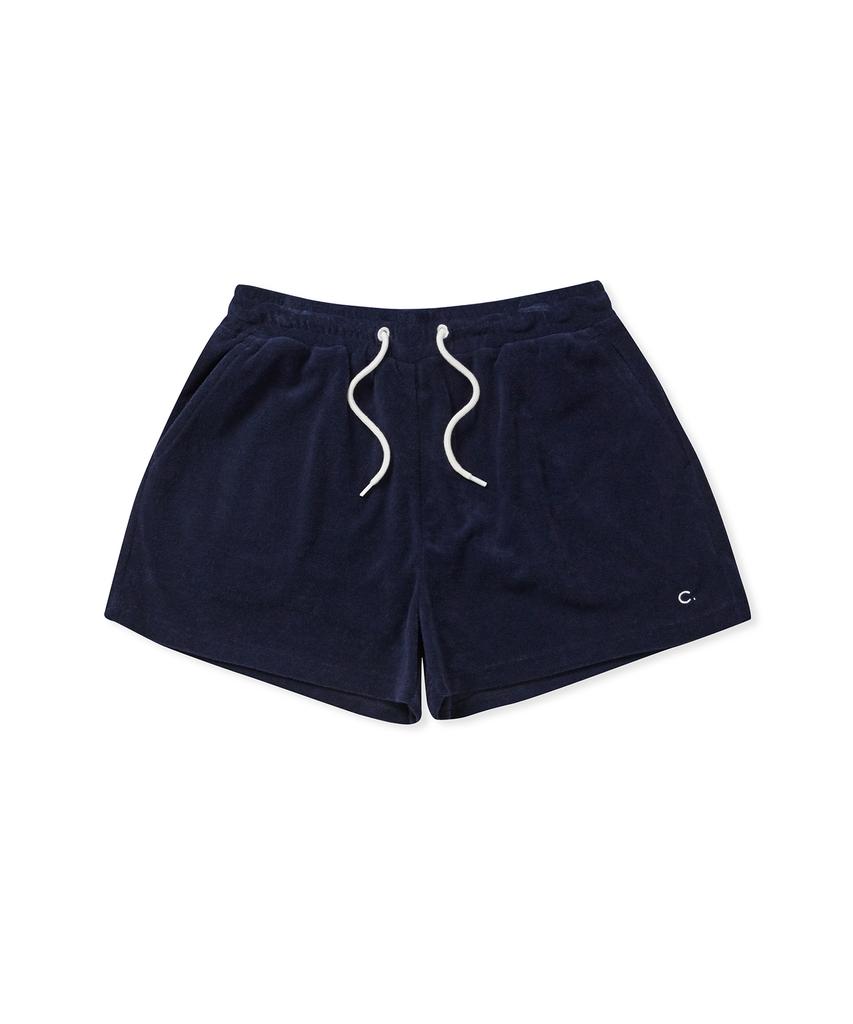 CLOVE [25Ss Clove] Solid Terry Shorts (Dark Navy)