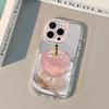 Crystal Apple Model for iPhone16plus iPhone 15 Mobile Phone Case/14/13/12 ProMax/XR Anti-drop