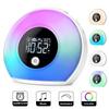 Colourful Wake Up Breathing Lamp Children Bluetooth Speaker Table Light Alarm Clock for Bedroom