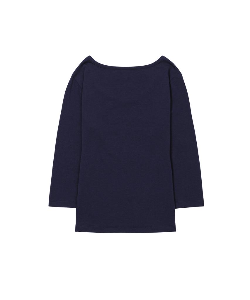 WELLBEING EXPRESS V Neck 3/4 Sleeve Navy