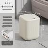 2026 Smart Induction Trash Can with Lid, Sealed, Long-lasting Battery, 24L Capacity for Home Use