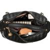 Große Umhängetasche PU Crossbody Tasche Mehrschichtige Tasche Muttertasche