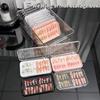 Plastic Nail Storage Case Press-on Packaging Box Clear Jewelry Box  For False Nails Display