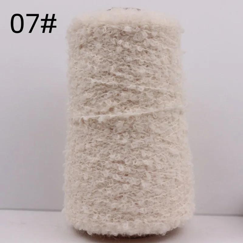 200g 460m Hand-braided Alpaca Loop Wool Yarn Thread Hand Knitting Wool Crochet Yarn for DIY Sweater Soft Smooth Yarn