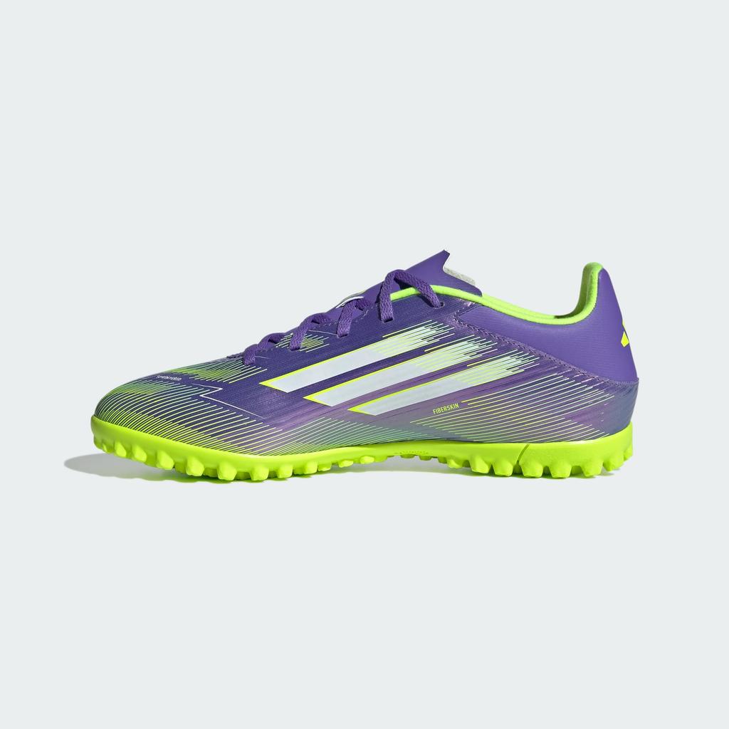 Adidas F50 Club TF NIL89 Futsal Purple Lemon Size Cm Shoes, Rush/Footwear White/Lucid (JI0026), 29.0