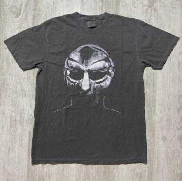

Винтажная футболка MF DOOM, черная хлопковая футболка унисекс S-4XL черная L