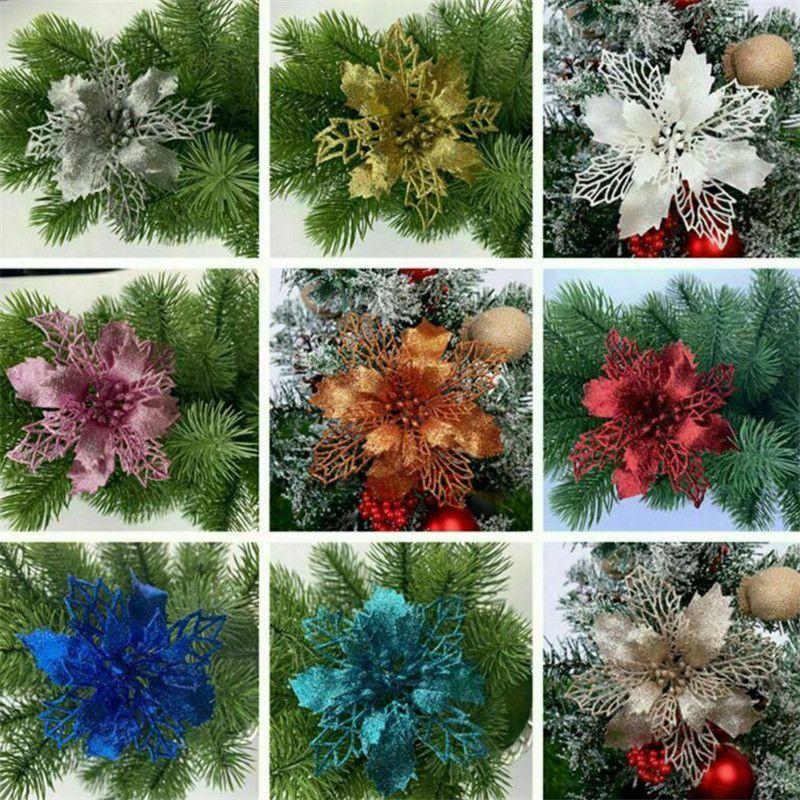 Exquisite Glitzer-Kunstblumen für elegante Heim- und Hochzeitsdekoration