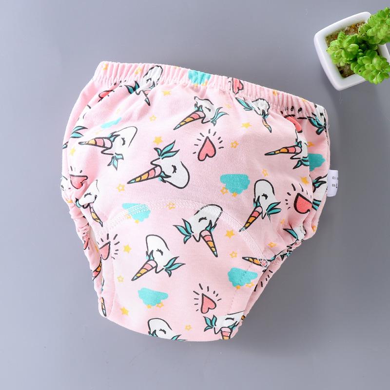 Washable 6-Layer Baby Training Pants - Breathable Cloth Diapers for Spring/Summer