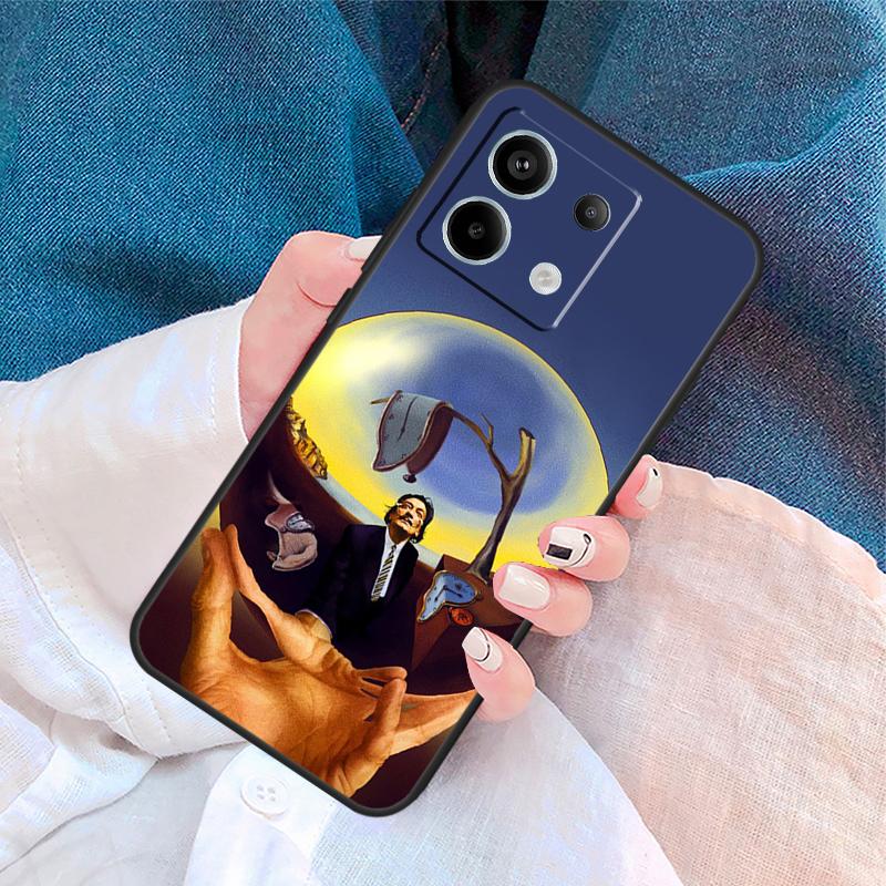 Salvador Dali Art Cover For Xiaomi Redmi Note 14 13 Pro 12 11 9 10 9S 10S 11S 12S Redmi 14C 10C 12C 13C Case