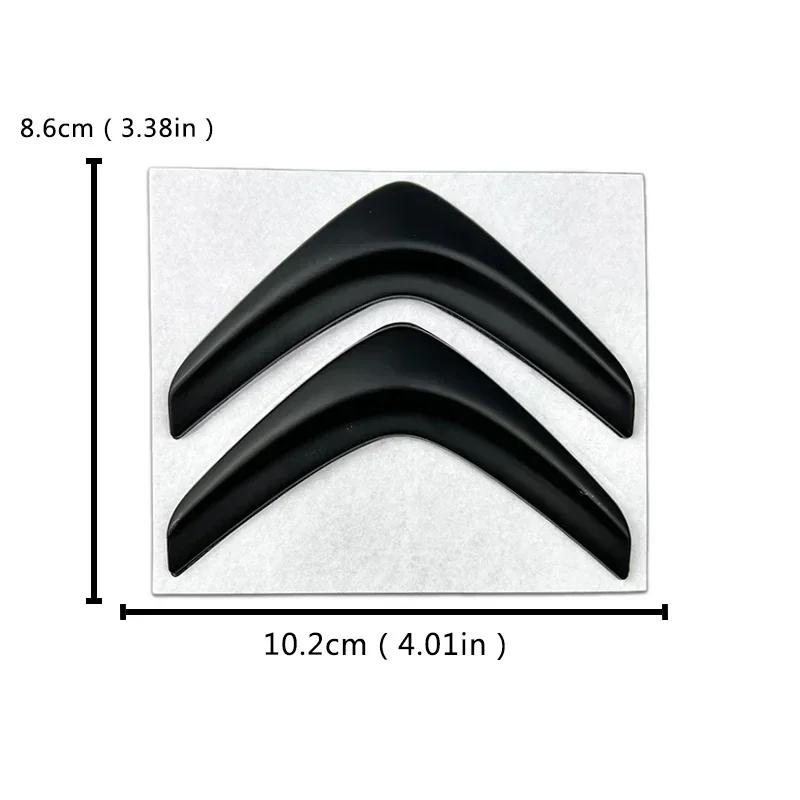 Metalowe Naklejki z Emblematami na Maskę i Bagażnik Samochodowe 10.2x8.6cm dla Citroen C4 C3 C5 C1 C6 C8 DS3 DS5 DS4 DS6 Xsara C-Elysee Picasso Nemo