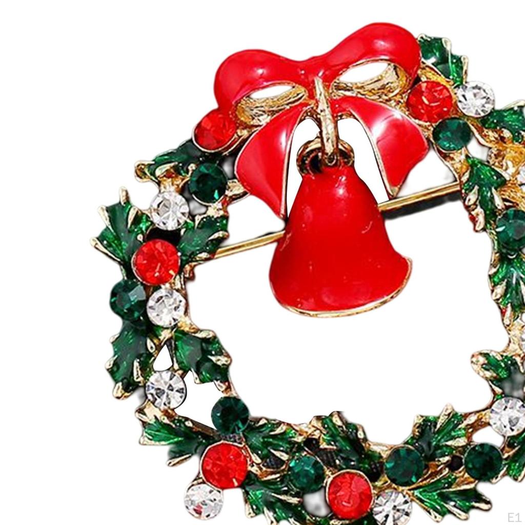 Christmas Brooch Pins, Cloth Decorative Accessories for Turbans Decoration
