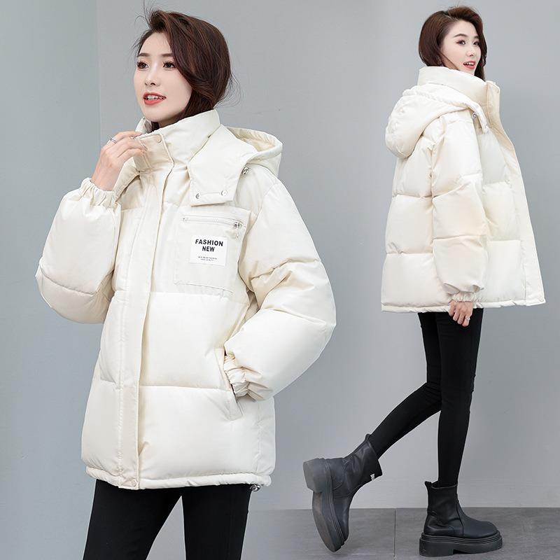 Bread Clothes Short Down Cotton-padded Clothes Women's New Trendy Loose Autumn and Winter Clothes Large Size Thickened Padded Jacket