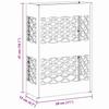 Umbrella Stand Black 28 X 12 X 41 Cm Steel