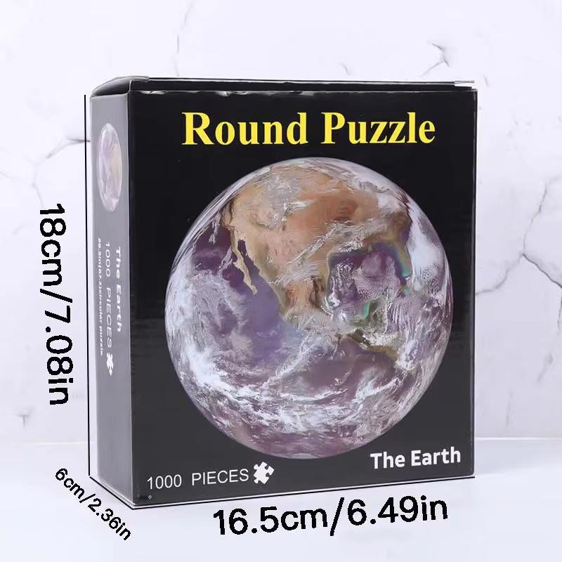 1000 Pcs Earth Puzzle Moon Puzzle And Twelve Constellations Puzzle Creative Stress Relieving Adult And Child Toy Birthday Gifts
