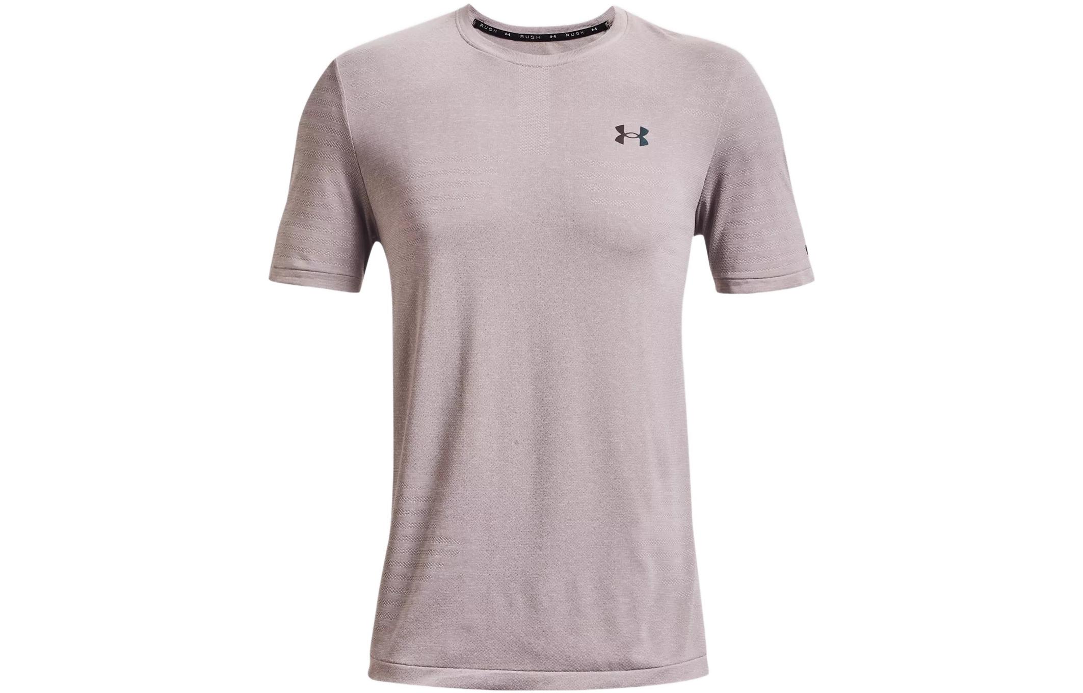 Under Armour RUSH Set in Sleeve T Shirt Men s Limestone White 1370441-279 L