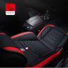 5-Seat Full Car PU Leather Seat Covers 3D Diamond Stitching Soft Comfortable Non-Slip Fit Most Cars All Season