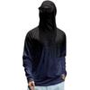 Men’s Summer Long Sleeve Hooded T Shirt Quick Dry Print Lightweight Sun Sports Fishing Gym Top