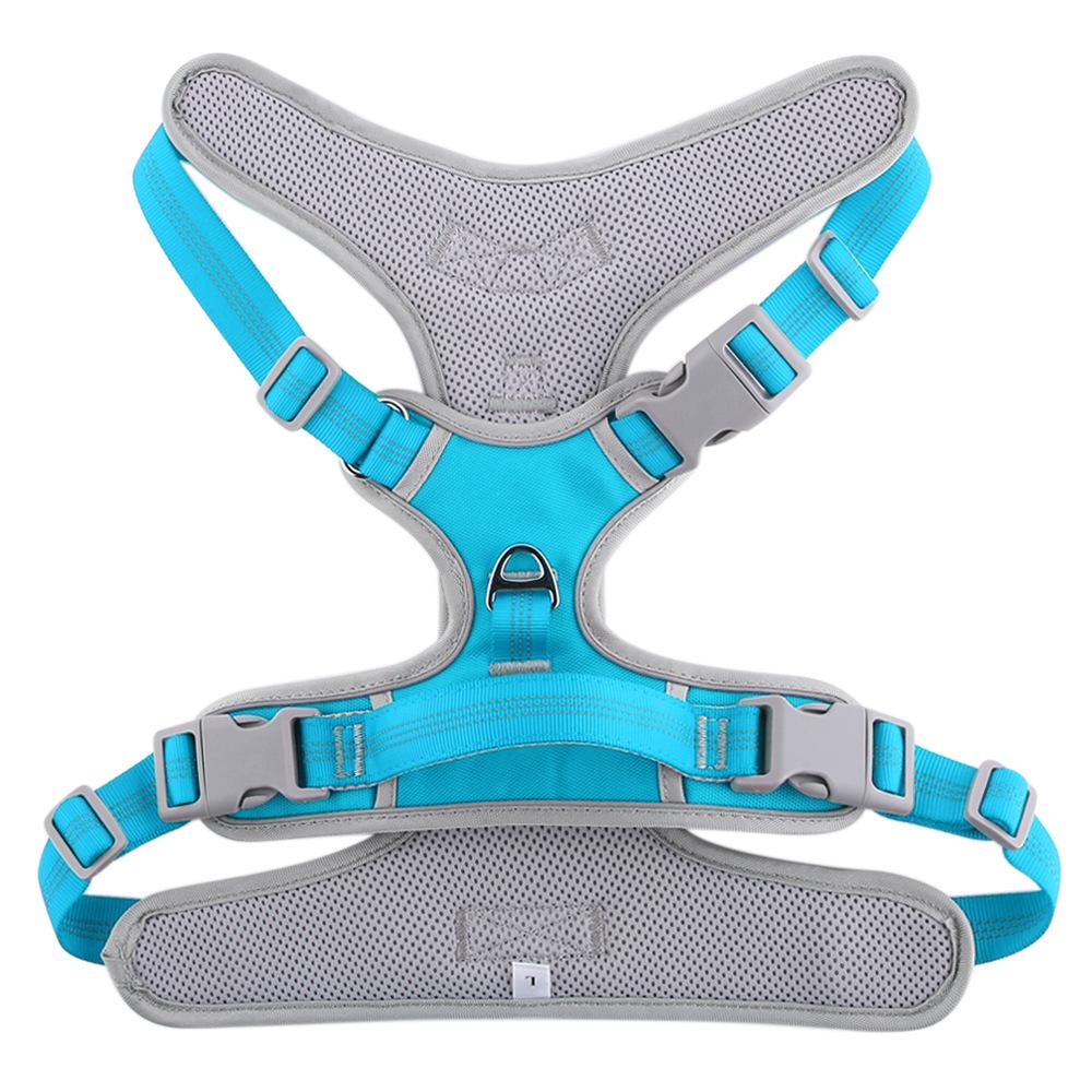 Dog Chest Straps Go Out Large Medium and Small Dog Vest Type Pet Chest Back Puppy Corgi Shiba Inu Traction Rope