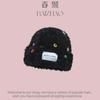 Winter bear new plush ear protection knitted hat female cute fashion versatile face small wool hat