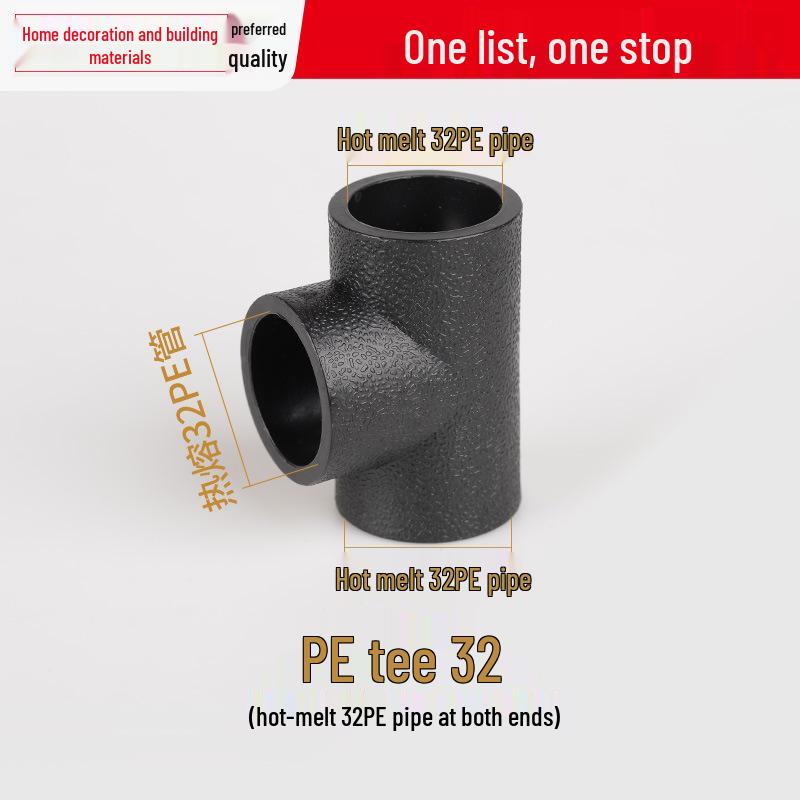 Vícevelikostní vodovodní potrubní tvarovka: Vnitřní/Vnější závitové koleno T pro 4, 6 a 1-palcové potrubí