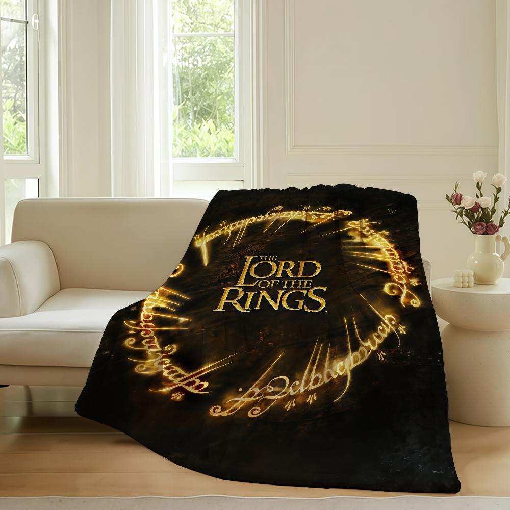 

Movie The L-Lord O-Of the R-Rings Blanket For Sofa Office Bed Plane Travel Sleep Read Relax Camping Soft And Warm 30x40in