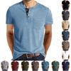 Herr Casual -enfärgad Bas Sportskjorta, Herr Rundhalsad Kortärmad Topp