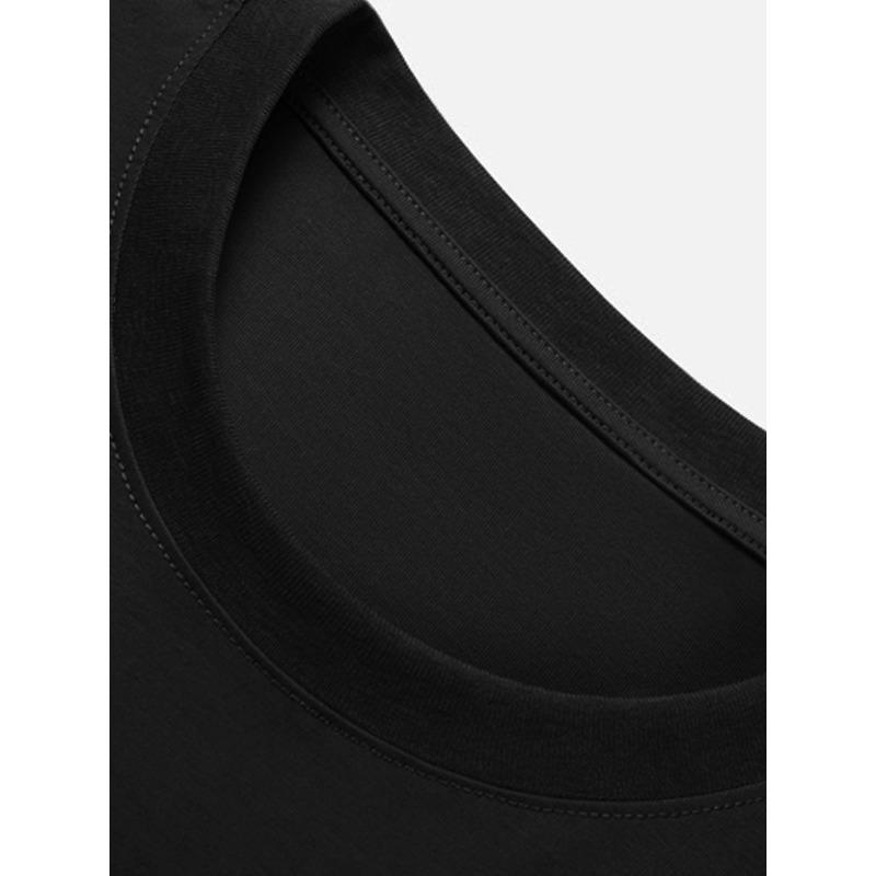 European sizes Summer Men's Short-sleeve T-shirt, Featuring a Simple and Stylish Printed Pattern.  Crewneck Base Layer Top Has a Simple Fit