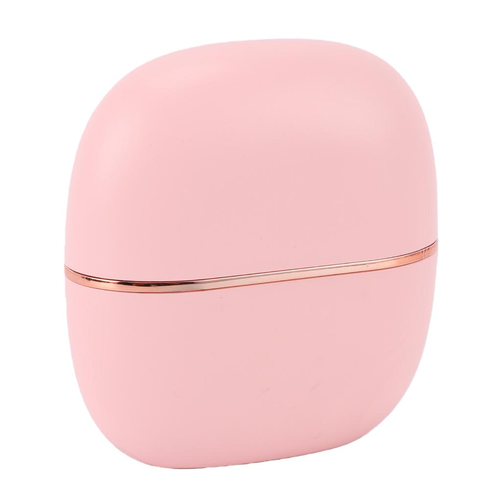 Mini Hair Straightener Brush Cordless Rechargeable Multifunctional Hair Straightener Comb Pink
