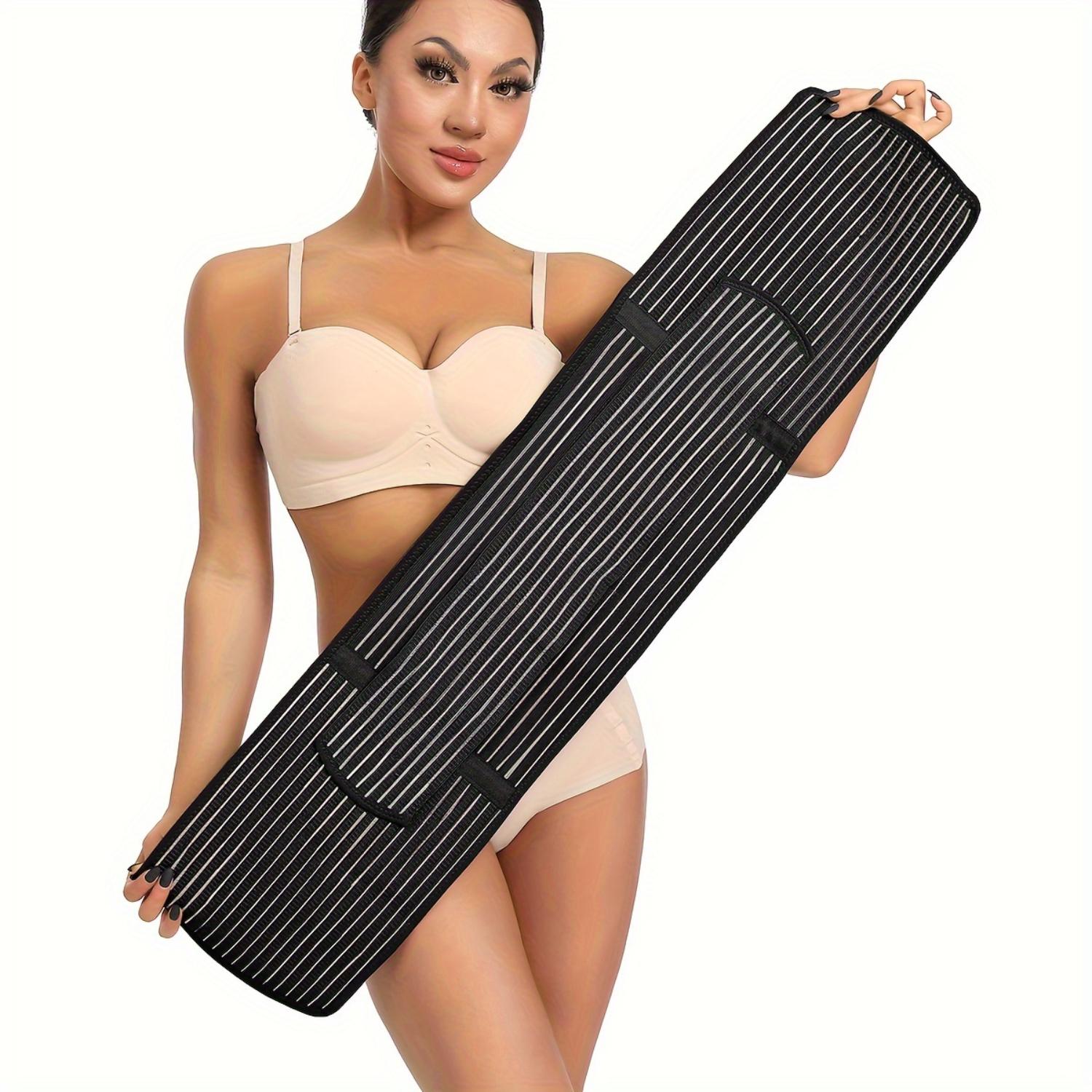 

Регулируемый дышащий пояс для тренировок на талию - улучшенная поддержка во время тренировок, помощь в послеродовом восстановлении и компаньон для занятий йогой - Comfort-Fit S FREE