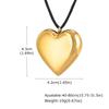 Stainless Steel Hollow Heart Droplet Adjustable Necklace 18K Gold Jewelry Nc-2152