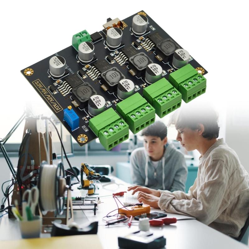 Multiple Output Direct Current Voltages Regulator Board With FR4 Fiberglass Material Stable Power Supply For Embed Systems