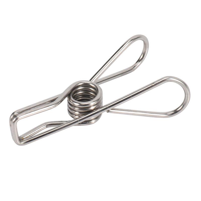 A84X-96 Pcs Stainless Steel Wire Clip, Multi-Function Clip, Utility Clip Pins Hanging Clip Office Fastener