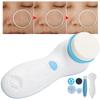 6‑In‑1 Body Face Cleaning Brush Electric Face Bath Pore Cleaning Exfoliating Massage Brush