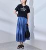 ROPE PICNIC Sheer Tiered Skirt GDC15110 Blue Main (44)