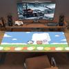 Bubu y Dudu Cartoon Color Mouse Pad Large Gaming Table Cushion Non-slip Laptop Tablet Big Mousepad XXL Mat Mini PC Playmat With Lock edge