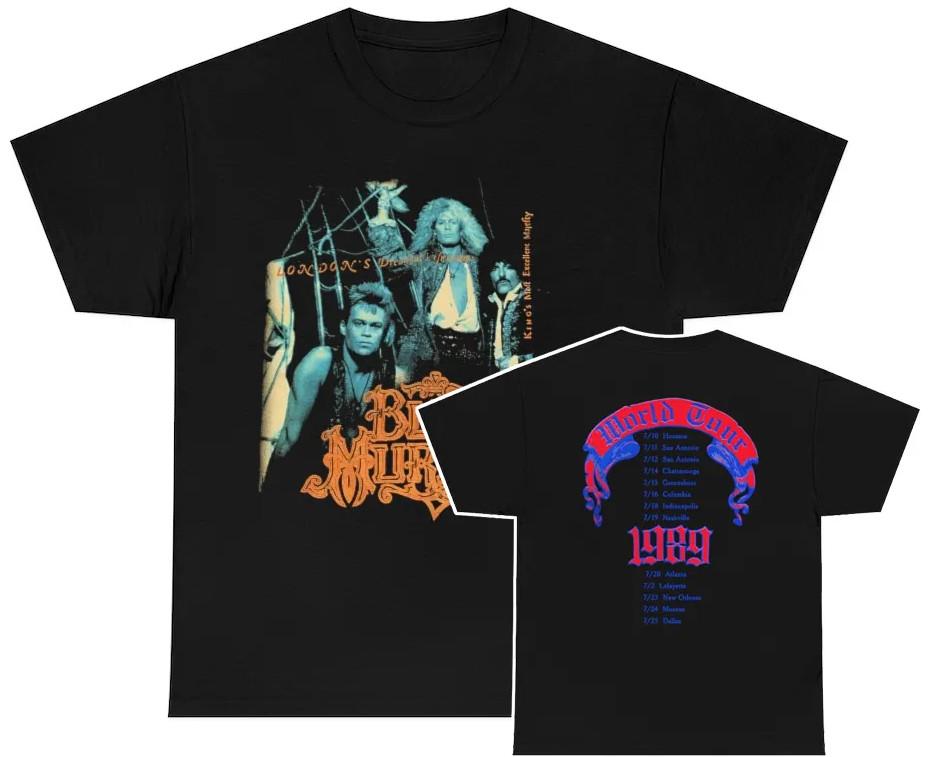Blue Murder 1989 World Tour Shirt Double Sided