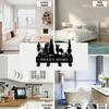 Metal Deer Key Holder Wall Mounted Hook for Keys Hats Office Kitchen Bathroom Porch Durable Art Decor