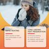 Winter Portable Self Heating Pads for Body and Hand Use Lightweight Quick Heating Odorless for Office and Home