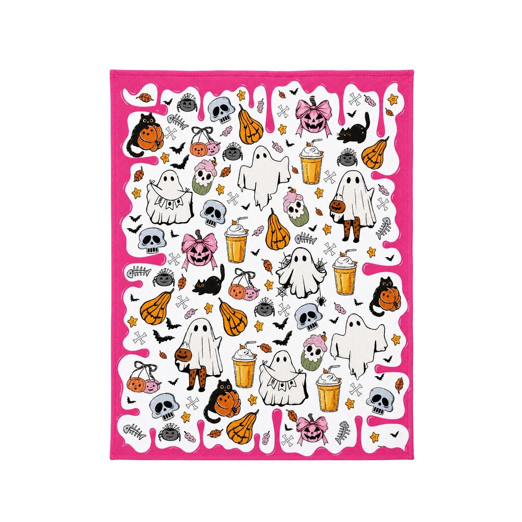 Halloween Blanket for Couch, Cozy Soft Throw Blanket for Halloween Decorations and Holiday