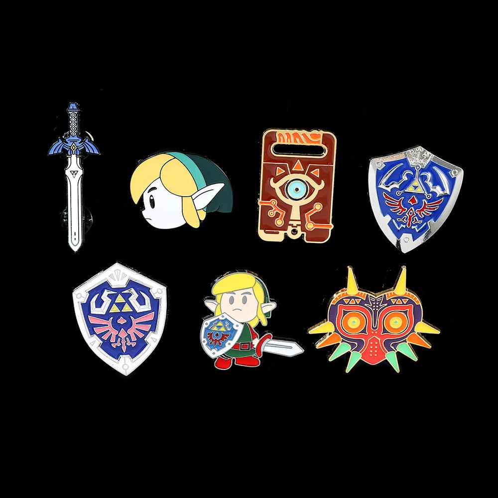 Versatile Adjustable And Legend Of Zelda Breath Of The Wild Metal Badge Pin