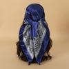 90x90CM Square Scarf New Luxury Design Popular Silk Style The Four Seasons Scarves Women Sunscreen Beach Kerchief Hijab
