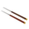 Minai 304 Stainless Steel Non-slip Chinese Style Solid Wood Chopsticks