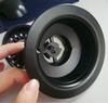 Plastic Black Color Plated Sink Strainer Basket Drain LB-9124-A
