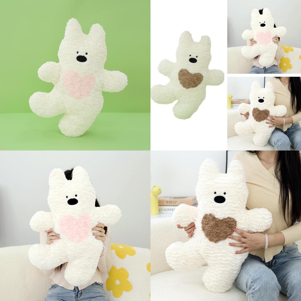 Adorable West Highland White Terrier Plush Pillow Soft Cuddly Toy For Kids