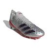 Adidas Predator Freak .1 Round Toe Lace-Up AG (Rubber Short Studs) Durable Soccer Shoes Men Soccer Shoes Silver Black Q46410